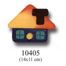 Colgador infantil para la habitación del bebé casa azul